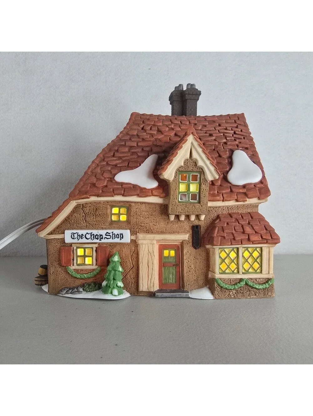 Department 56 The Chop Shop 58331 Light Christmas Village House Dickens Village